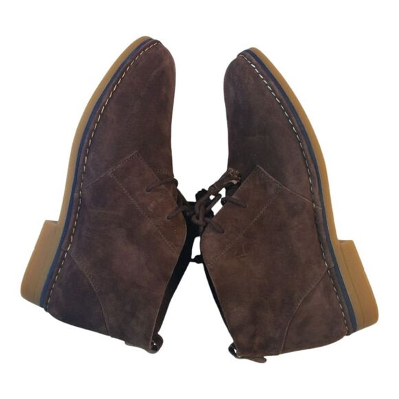 Hush Puppies Booties Brown Suede Size 11 Wide - Picture 5 of 9